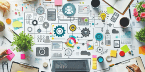 Processes and tools aligned in a workflow